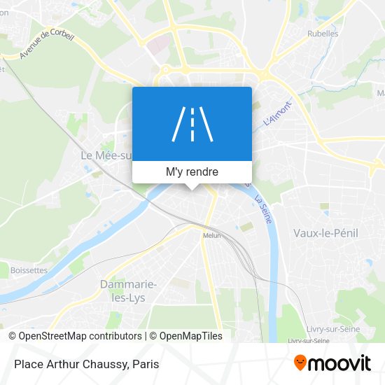 Place Arthur Chaussy plan