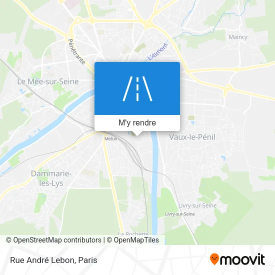Rue André Lebon plan