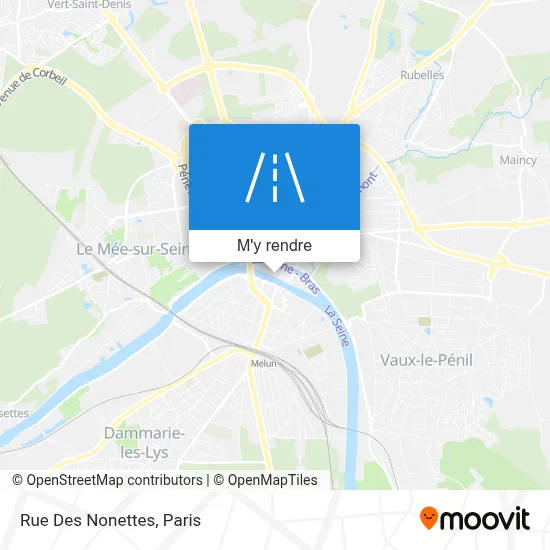 Rue Des Nonettes plan