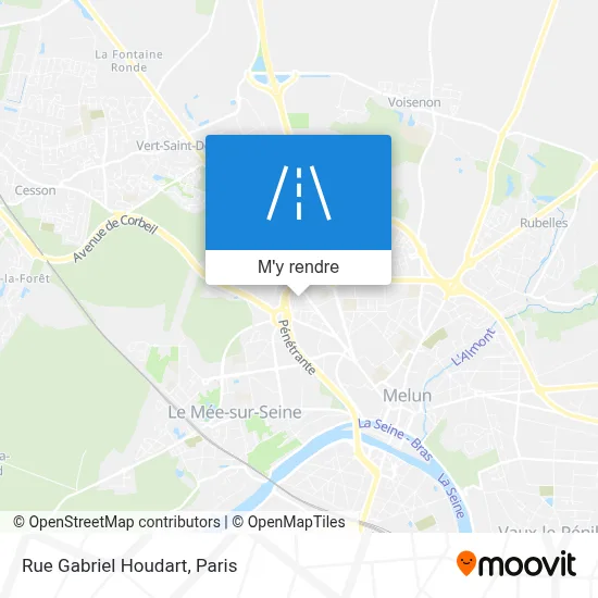 Rue Gabriel Houdart plan