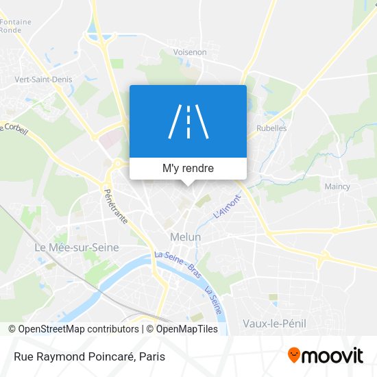 Rue Raymond Poincaré plan