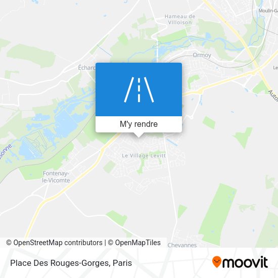 Place Des Rouges-Gorges plan