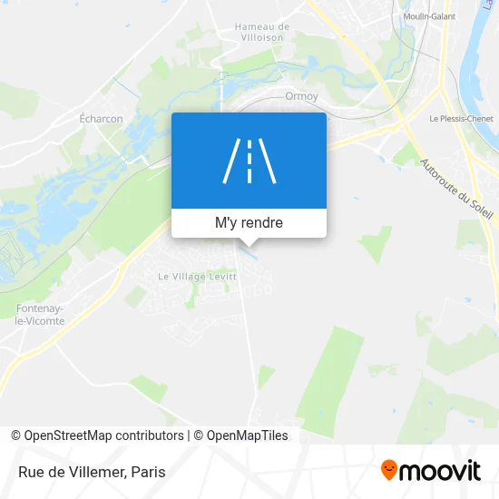 Rue de Villemer plan