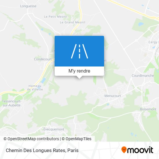 Chemin Des Longues Rates plan