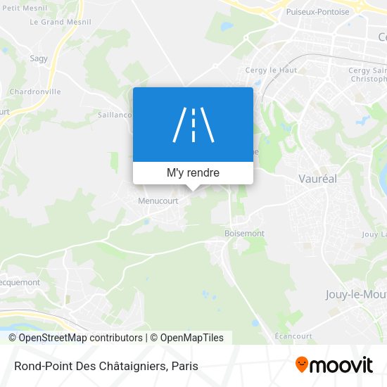 Rond-Point Des Châtaigniers plan
