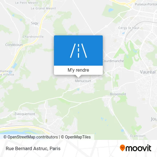 Rue Bernard Astruc plan