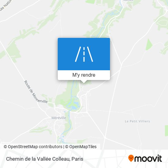 Chemin de la Vallée Colleau plan