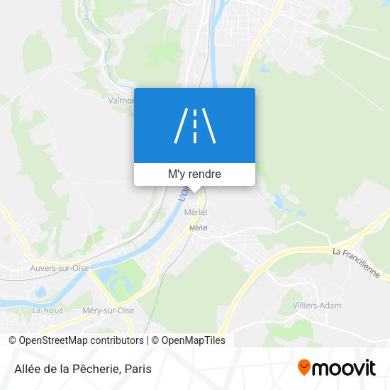 Allée de la Pêcherie plan