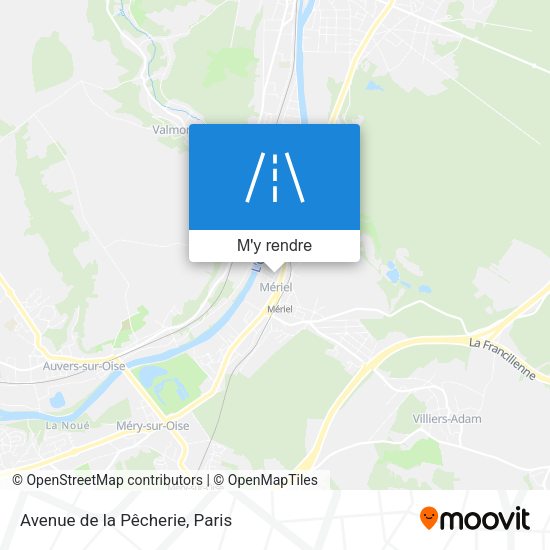 Avenue de la Pêcherie plan