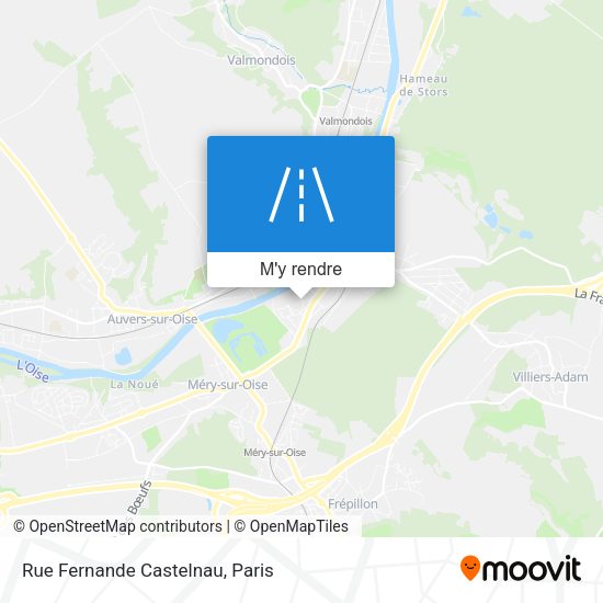 Rue Fernande Castelnau plan