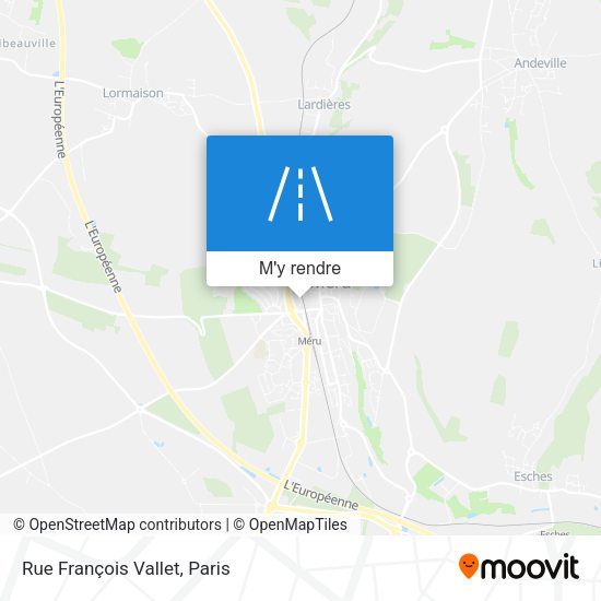 Rue François Vallet plan