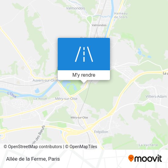 Allée de la Ferme plan