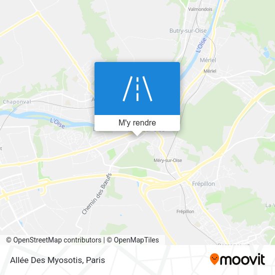 Allée Des Myosotis plan