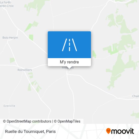 Ruelle du Tourniquet plan