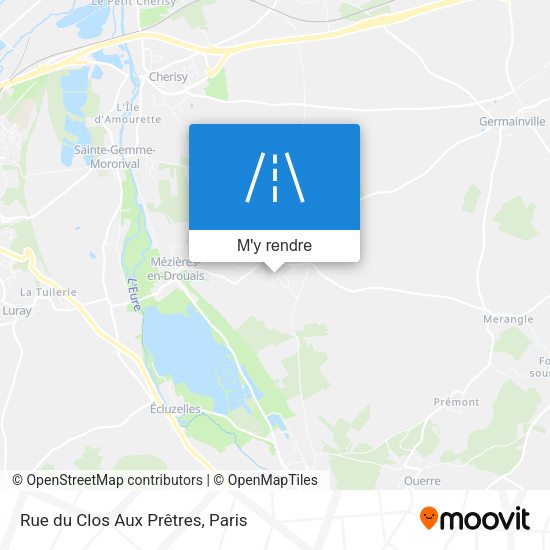Rue Du Clos Aux Prêtres plan