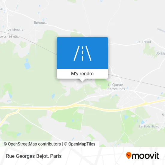 Rue Georges Bejot plan