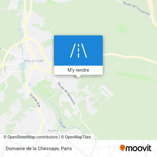 Domaine de la Chesnaye plan