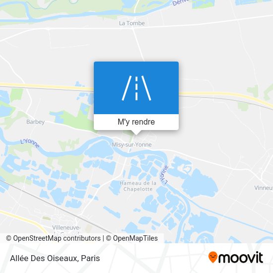 Allée Des Oiseaux plan