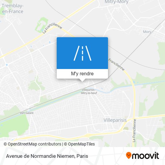 Avenue de Normandie Niemen plan