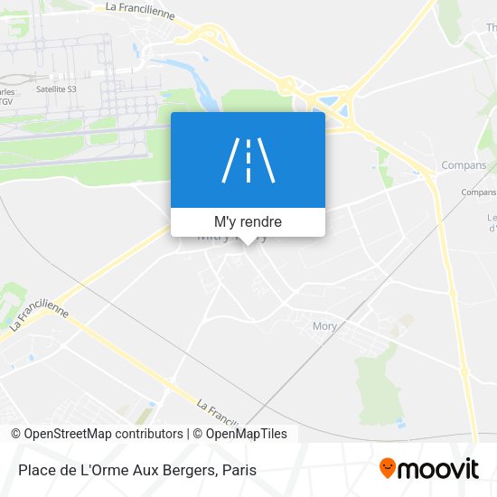 Place de L'Orme Aux Bergers plan
