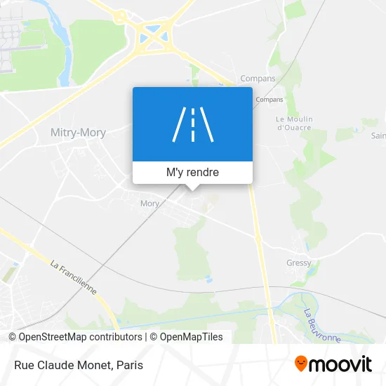 Rue Claude Monet plan