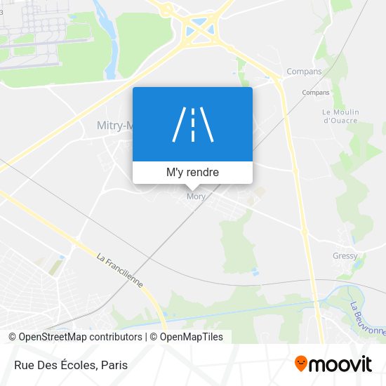 Rue Des Écoles plan
