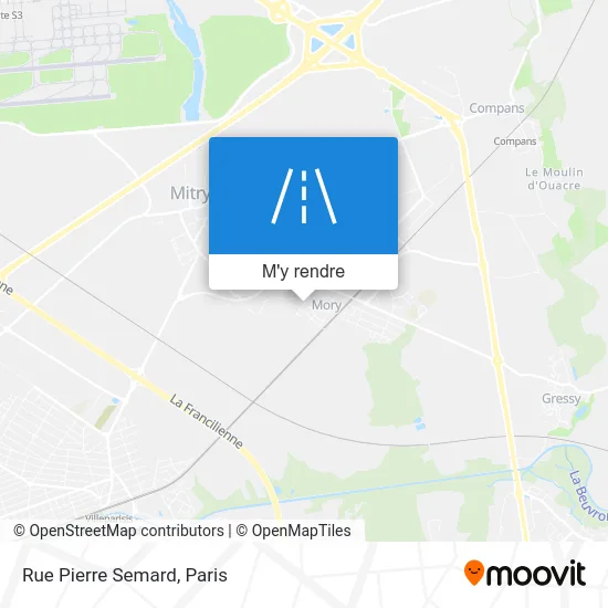 Rue Pierre Semard plan