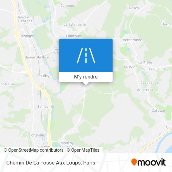 Chemin De La Fosse Aux Loups plan