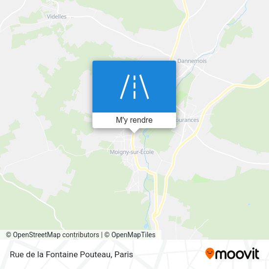 Rue de la Fontaine Pouteau plan