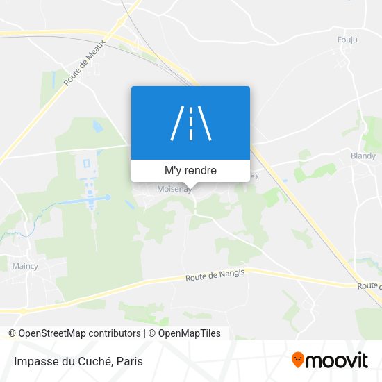 Impasse du Cuché plan