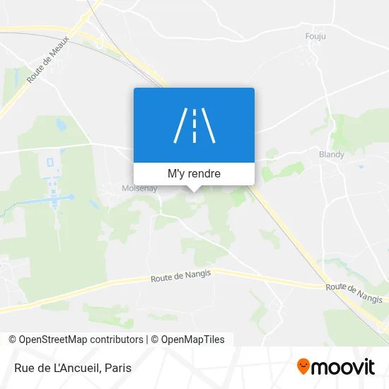 Rue de L'Ancueil plan