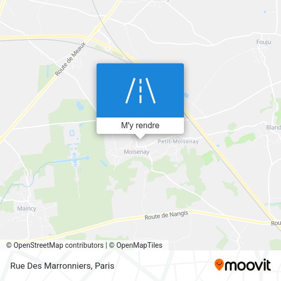 Rue Des Marronniers plan