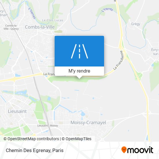 Chemin Des Egrenay plan