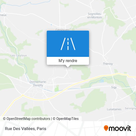 Rue Des Vallées plan