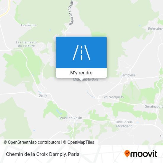 Chemin de la Croix Damply plan