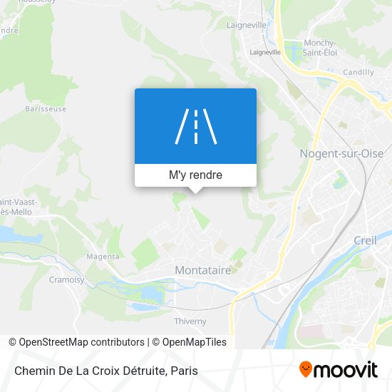 Chemin De La Croix Détruite plan