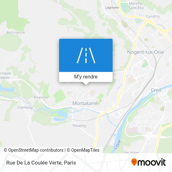 Rue De La Coulée Verte plan