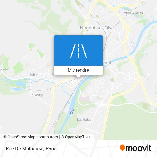 Rue De Mulhouse plan