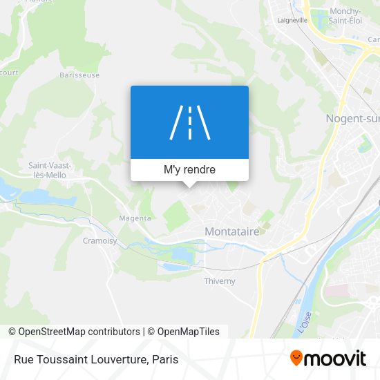 Rue Toussaint Louverture plan