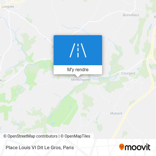 Place Louis VI Dit Le Gros plan