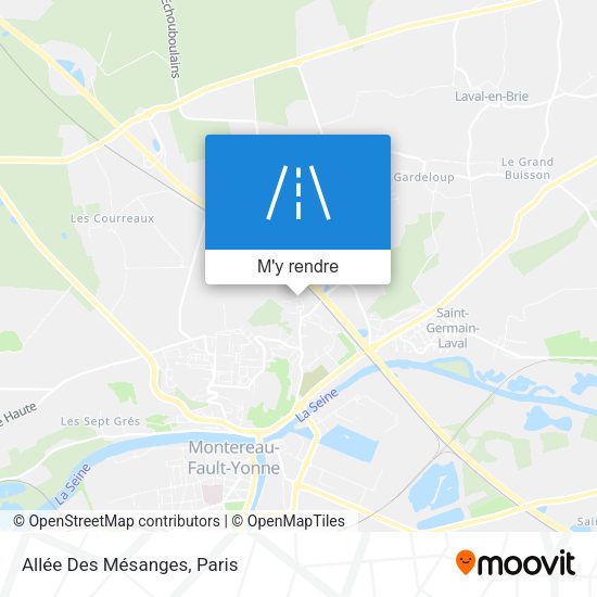 Allée Des Mésanges plan