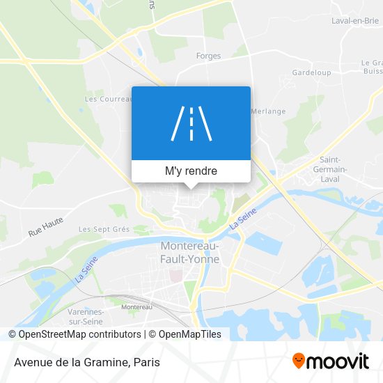 Avenue de la Gramine plan