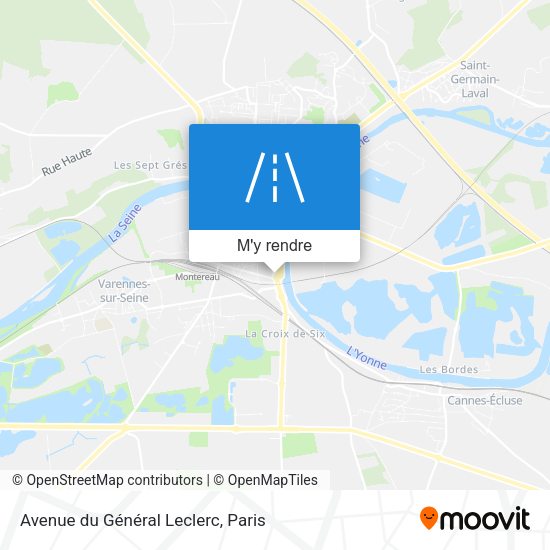 Avenue du Général Leclerc plan