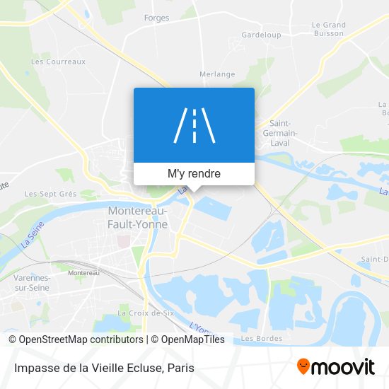 Impasse de la Vieille Ecluse plan