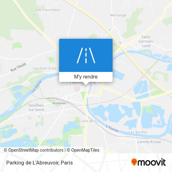 Parking de L'Abreuvoir plan