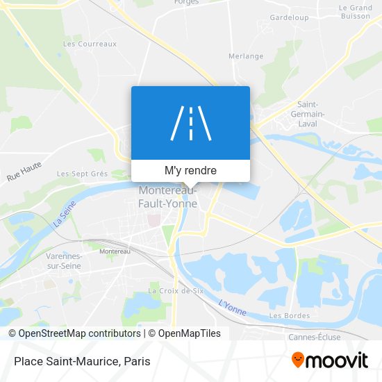 Place Saint-Maurice plan