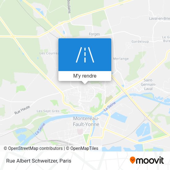 Rue Albert Schweitzer plan