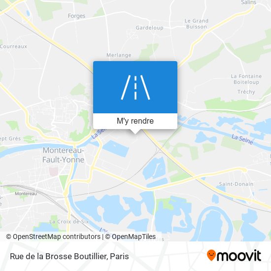 Rue De La Brosse Boutillier plan