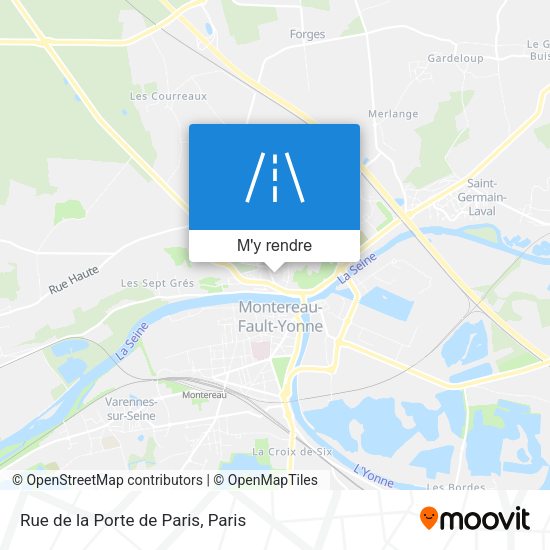 Rue de la Porte de Paris plan