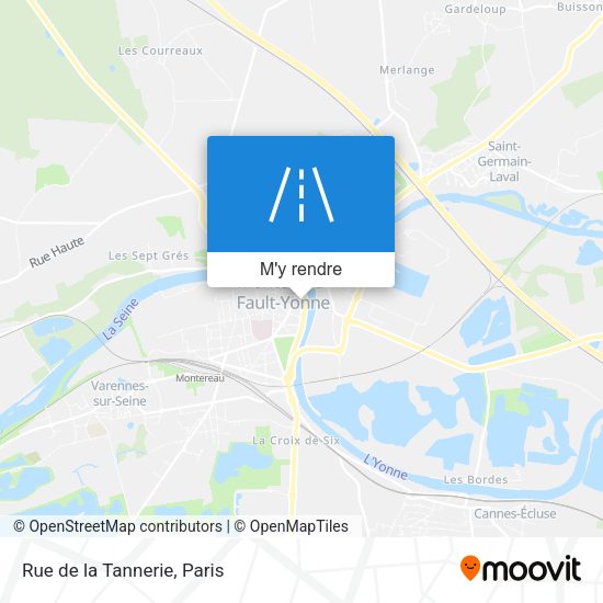 Rue de la Tannerie plan